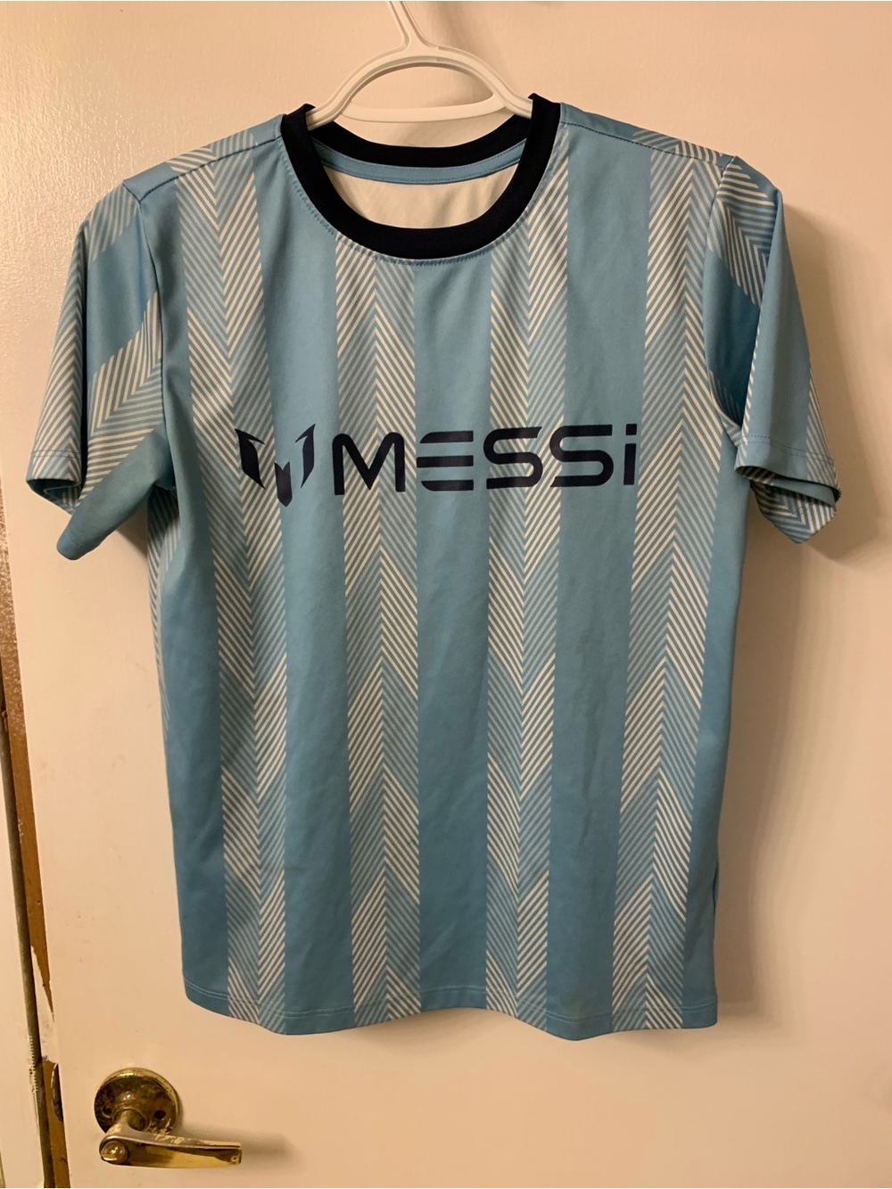 Kids Light Blue Graphic Athletic Shirt